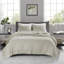 Keaton Reversible Quilt Set - Cream Twin/twin Xl, Anti-microbial