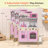 Kids Wooden Kitchen Playset, Height-Adjustable Pretend Play Stove W/ Lights & Sounds, Bpa-Free Montessori Kitchen W/ 30+ Play Food Accessories, Ages 3–7-122441801