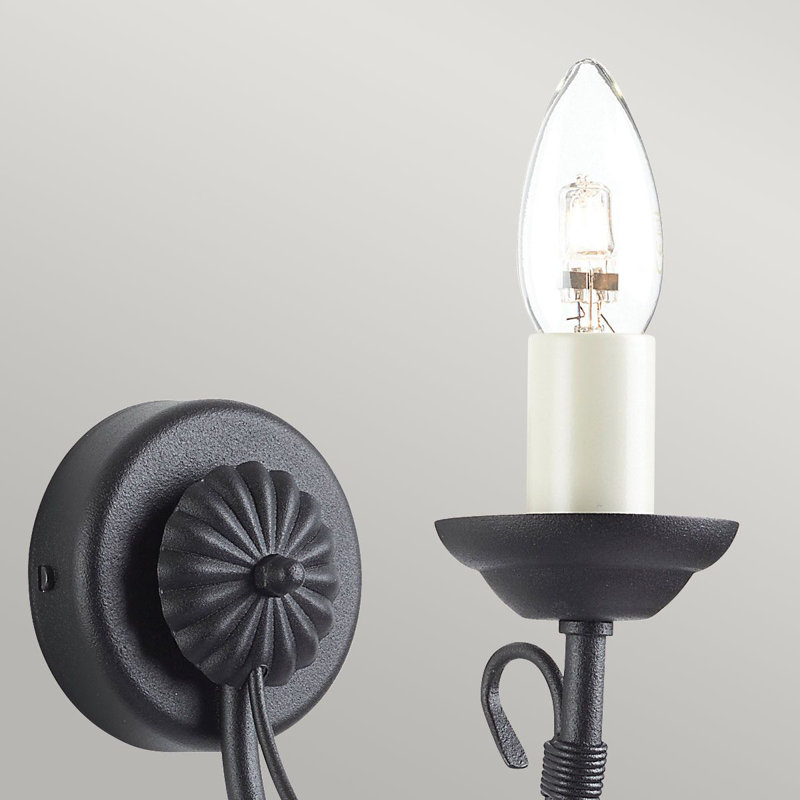 Elkmont Steel Candle Wall Light