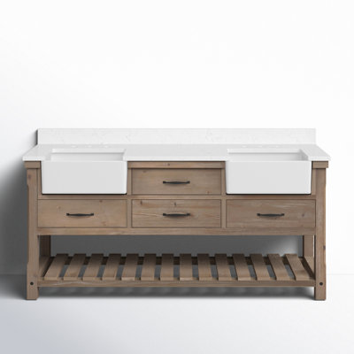 Cookeville 72" Double Bathroom Vanity