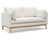 Cream Linen Textured Fabric selected