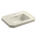 Kathryn Fireclay 27" Pedestal Bathroom Sink with Overflow
