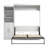 Arlex Bed and Storage Unit with Doors (89W)-91638369-88513629