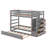 Twin Over Twin Bunk Bed With Trundle-492750841