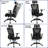 Illman Ergonomic Computer Chair with Multi-adjustable Headrest-87944439