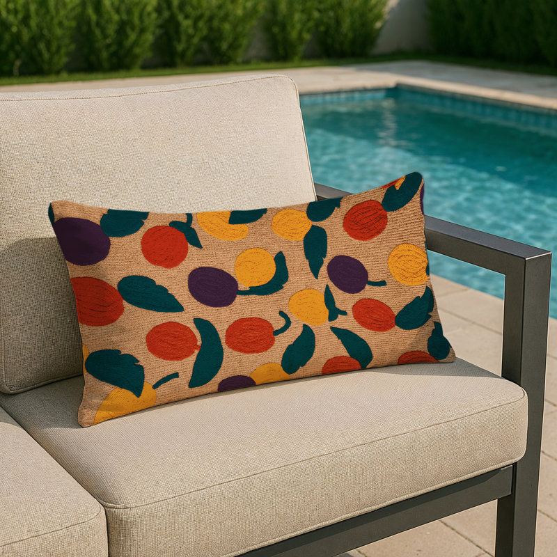 Coussin intérieur et extérieur, Rectangle H 25 po x l 18 po, Bacuri