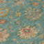 Tapis bleu sarcelle Xhevrie lavable à la machine intérieur / extérieur-111820133