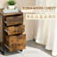 39 cm W Steel Bedside Table