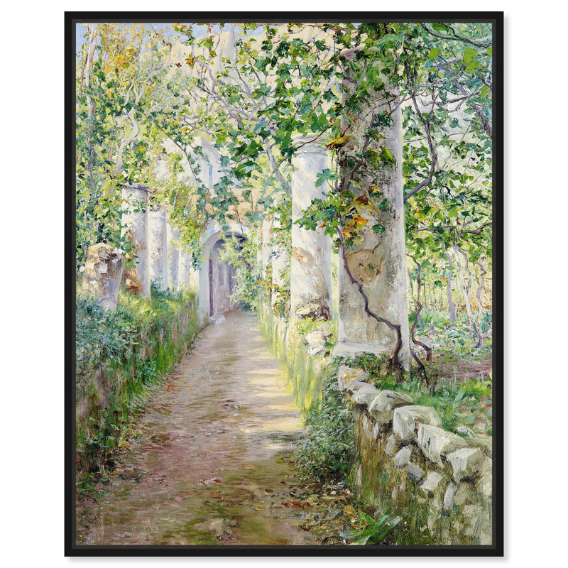 Lantgard Capri - Peinture, Toile encadrée noire, H 24 po x l 20 po