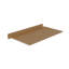 Doublures de tablettes en MDF 30 po x 16 po en chêne clair (paquet de 5) - Couvertures de tablettes robustes pour l'organisation de garde-manger