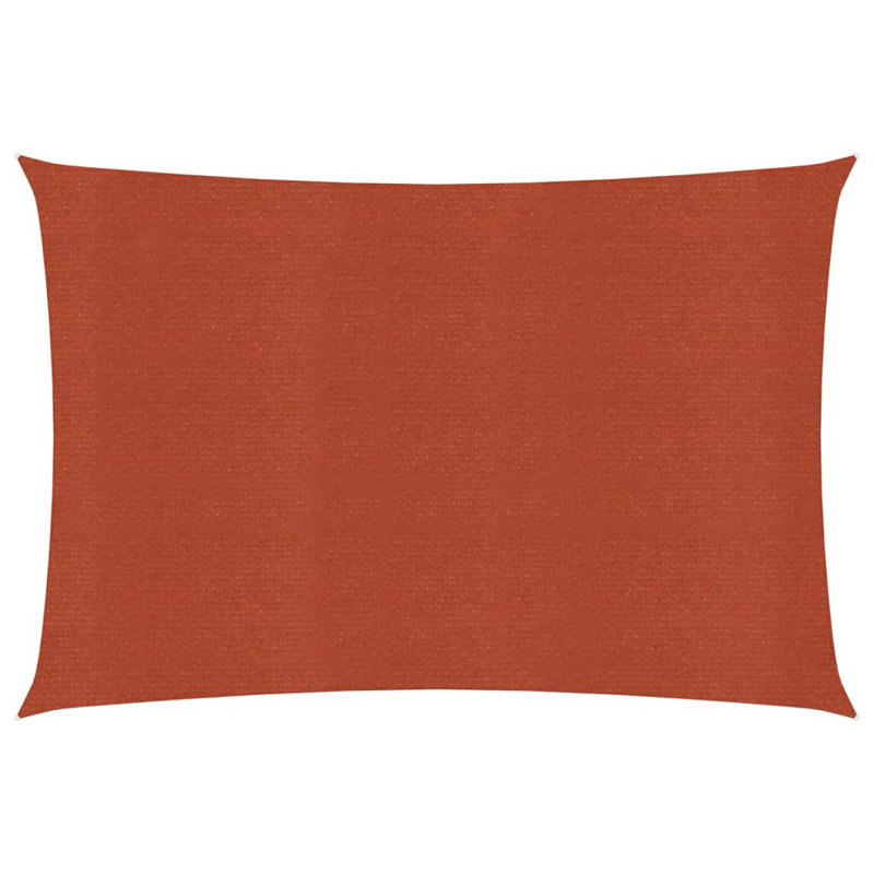 Dakota Fields 450cm W x 250cm D Plastic Cover Retractable Freestanding Awning, Terracotta