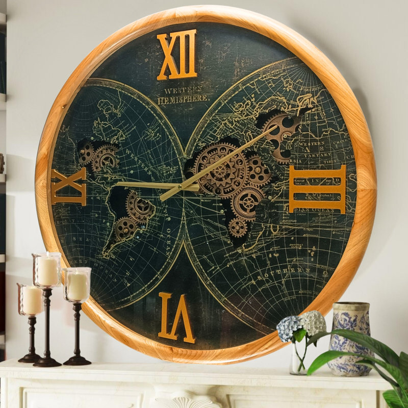 Solid Wood Wall Clock