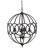 4 - Light Metal Chandelier