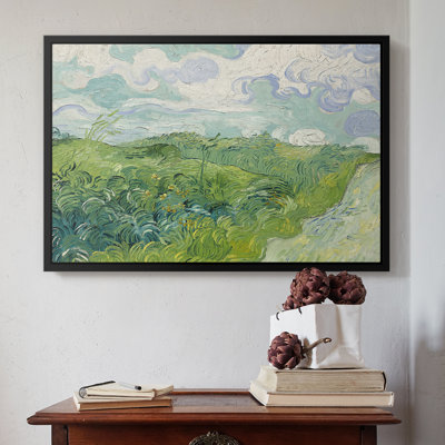 Green Wheat Field, Auvers, 1890 - Vincent van Gogh, toile tendue avec châssis