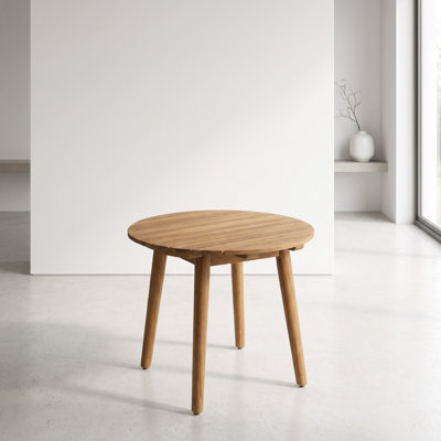 Solid Acacia Wood End Table