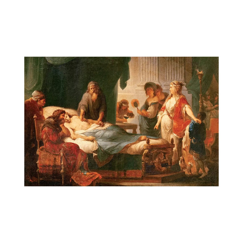 Antiochus And Stratonice by Angelica Kauffmann - Wrapped Canvas Print, 66.04 cm H x 45.72 cm W