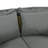 Gray Outdoor Patio Daybed Wicker Rattan Double Daybed Round Sofa Furniture Set, With Retractable Canopy 4 Pillows For Lawn Garden Backyard Porch Pool