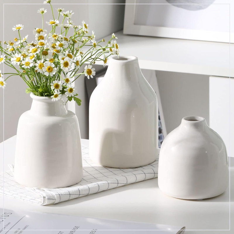 White Small Vase