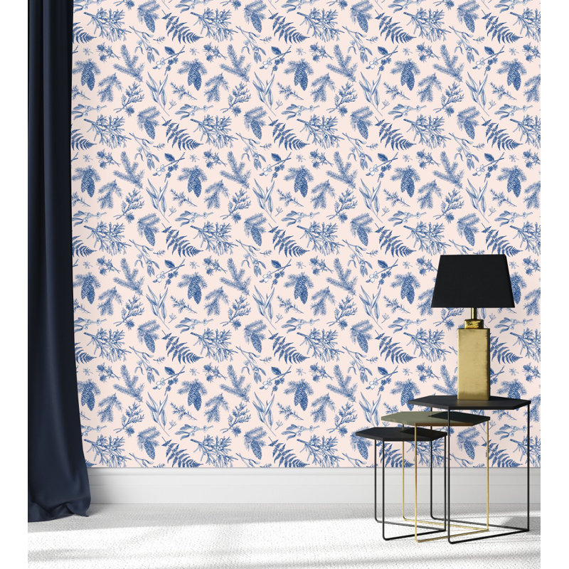 Floral Tile, 2.08' W x 18.75' L