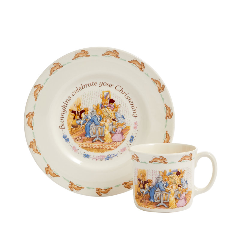 Royal Doulton, Bunnykins - Christening Plate & Mug