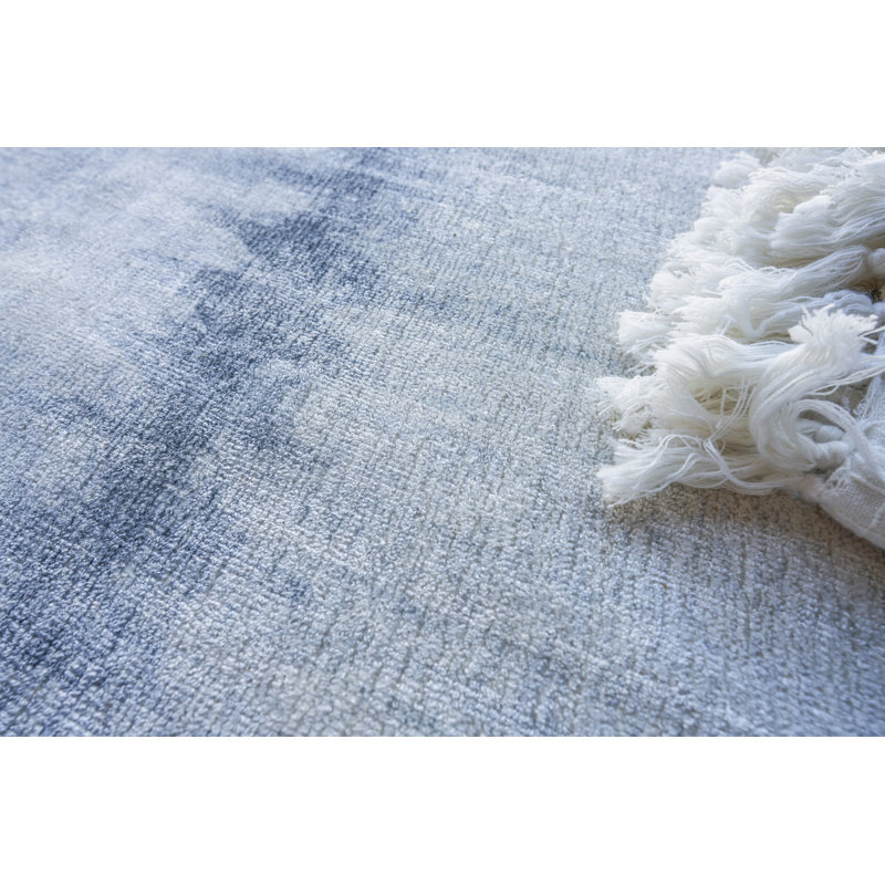 Chroma Chevron Area Rug in Light Blue, Rectangle 8' x 10'