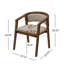 Chaises de salle à manger rembourrées en U avec accoudoirs Arden-118945243