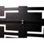 Outdoor & Indoor Metal Privacy Screen 76" H48" W - For Patio, Deck, Balcony. Rust Fade . Elegant Design. Easy Assembly Instructions-125216559