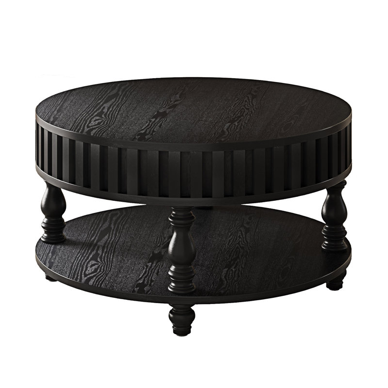 Table basse Farmhouse, Noir
