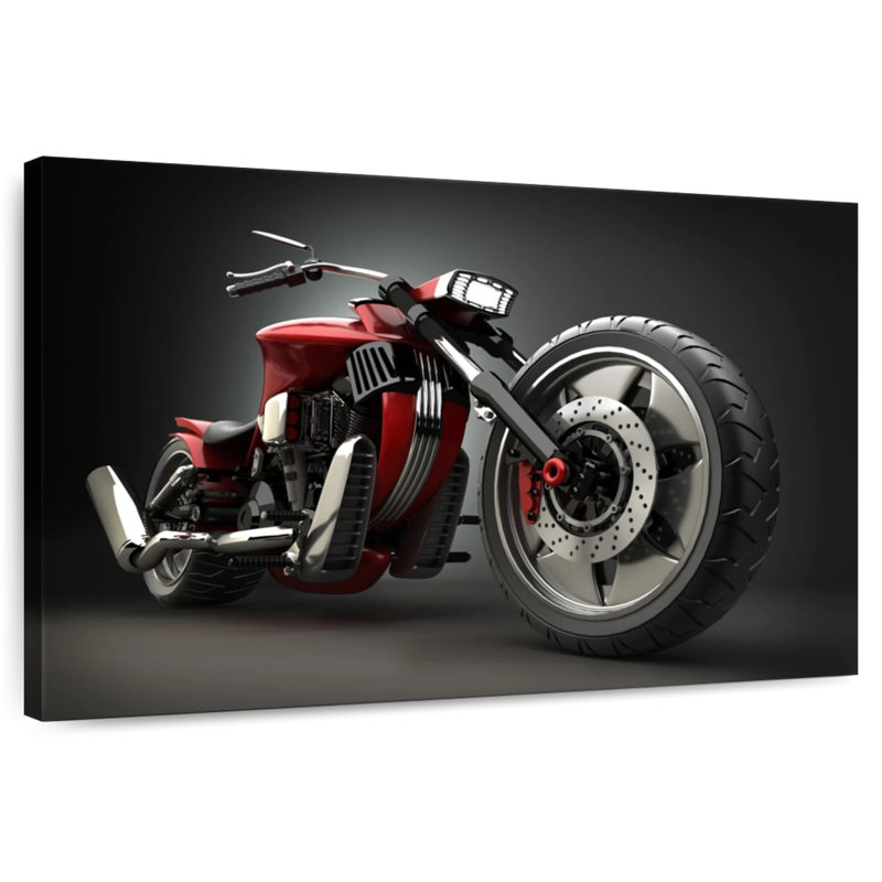 Mehar Sleek Motorcycle, 30" H x 45" W