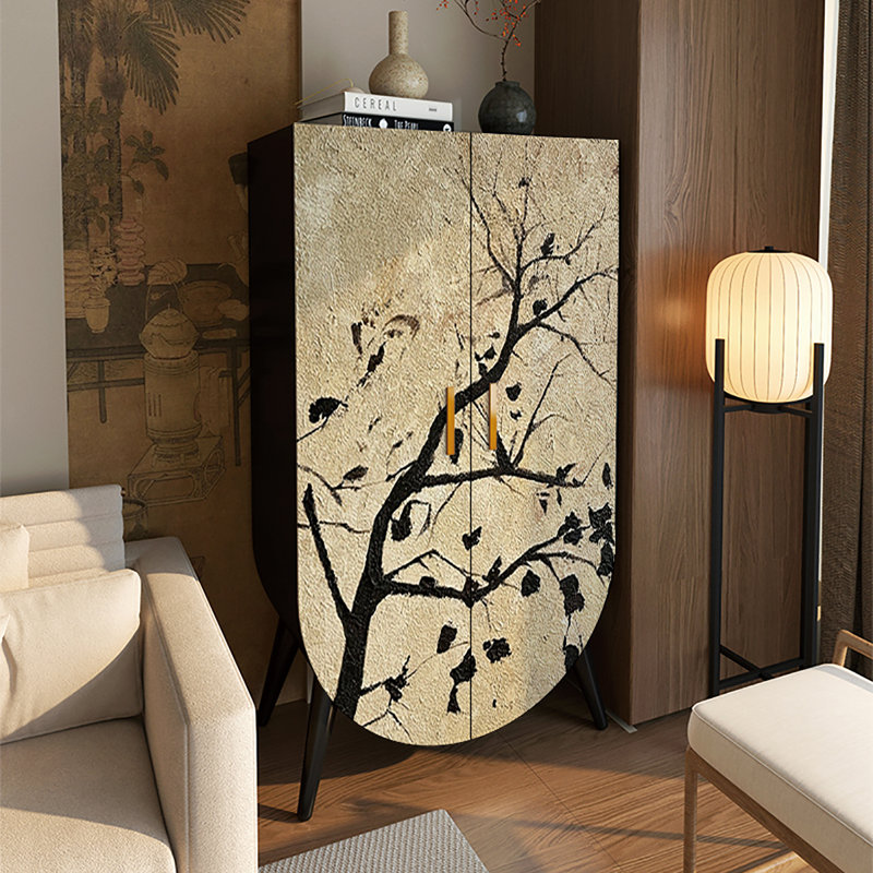 Multi-functional bedroom simple art wardrobe