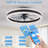 20" Ceiling Fans with Lights and Remote, Low Profile Ceiling Fan, 3000-6000K Dimmable Modern Flush Mount LED Fan Light, 6 Wind Speeds-984644078
