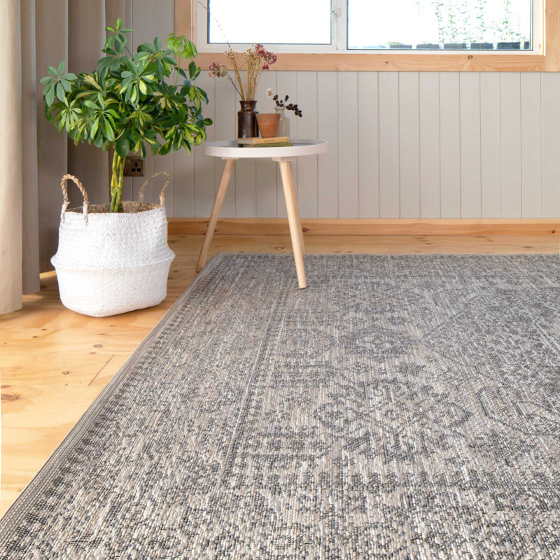 Antwine Moroccan Hand Woven Indoor / Outdoor Area Rug, Rectangle 120 x 170cm