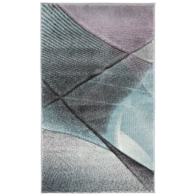Tapis abstrait performance Vilica, Rectangle 2 pi 3 po x 4 pi