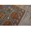 Light Sky Blue Color Antique Caucasian Small Scatter Size Wool Kazak Rug