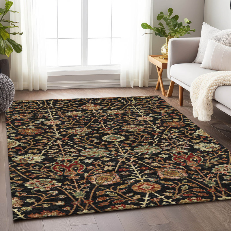 Tapis Chayil avec envers antidérapant, Rectangle 2 pi 6 po x 3 pi 10 po