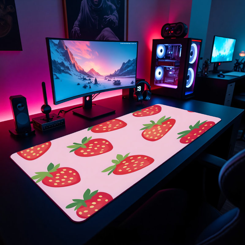 Polyester Desk Pad, 14.4x12.1