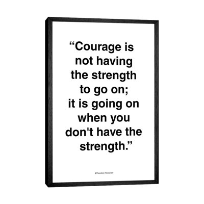 Courage - Print on Canvas