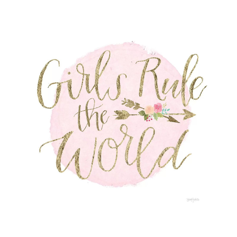 Girl Power III by Jenaya Jackson - Wrapped Canvas Print, 45.72cm H x 45.72cm W x 1.91cm D