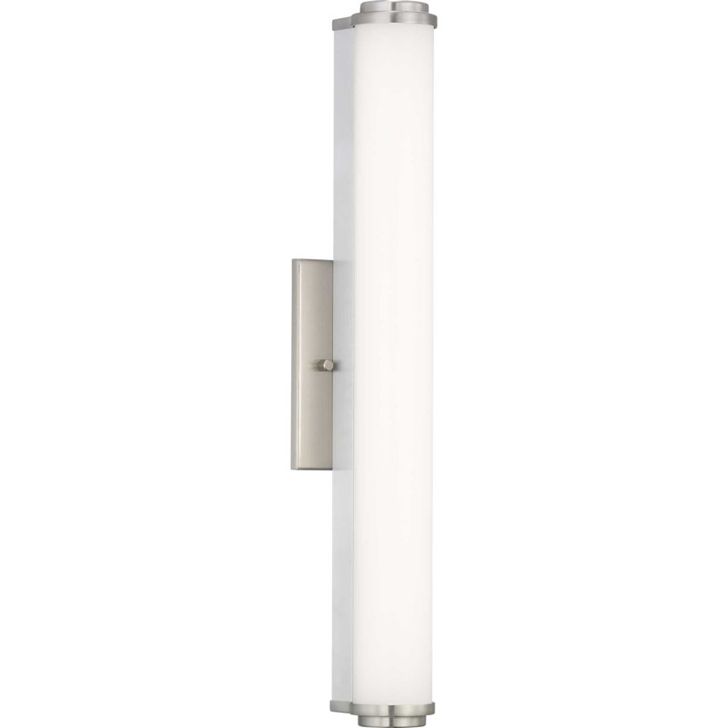 Meuble-lavaboe 1 lumière à del en nickel brossé à luminosité Vedant