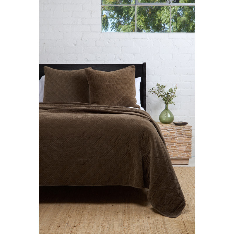 Brussels Coverlet, Queen Coverlet, Walnut