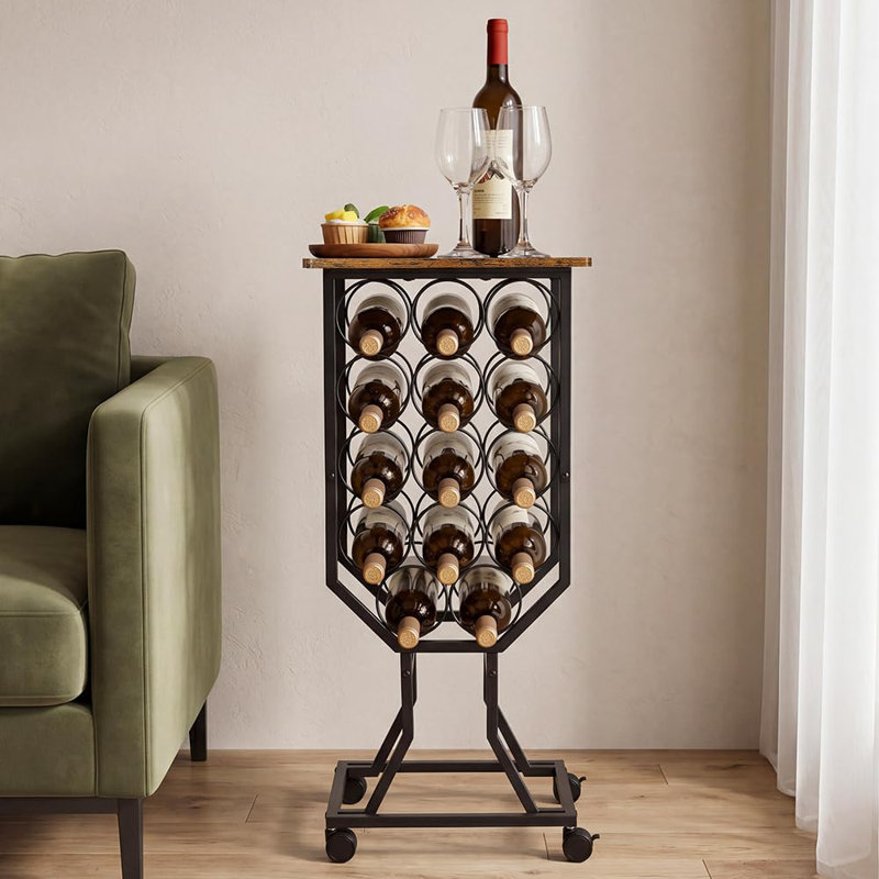 Wine Bottle Rack Brown