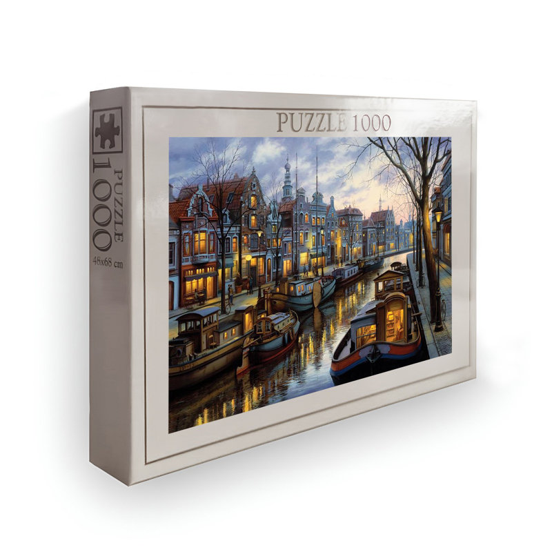 1000-Piece Jigsaw Puzzle, 26.8 x 18.9 inches | High-Quality 100% Cardboard, Vibrant Design | Perfect for Family Fun, Stress Relief & Educational Play | Gift for Adults & Kids | Box Size: 13.2 x 9.1 x 2.0 inches