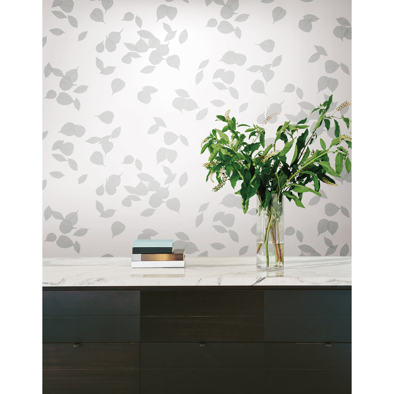 Papier peint adhésif Romig Premium, Gris sel