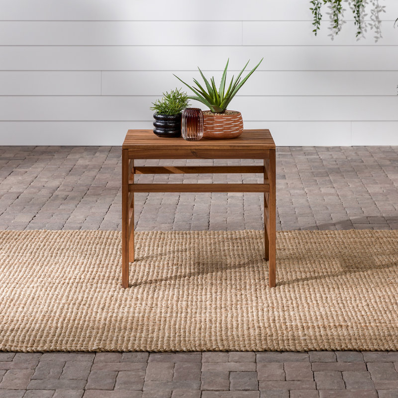 Table d'appoint en bois, Brun