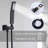 Modern Matte Black Shower Faucets & Systems, Durable All-metal Design