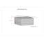 Pouf carré en coton 20 po Nate-1558665320