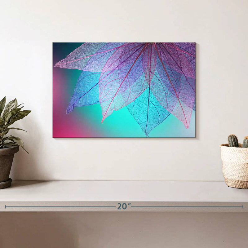 Harnek feuilles translucides, H 8 po x l 12 po
