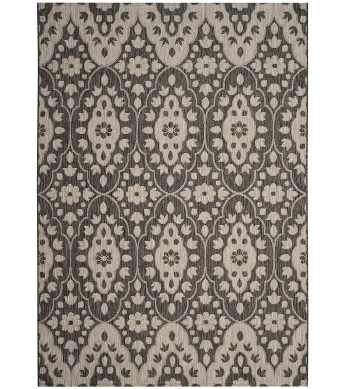 Tapis noir / beige Regal, Rectangle 9 pi x 12 pi