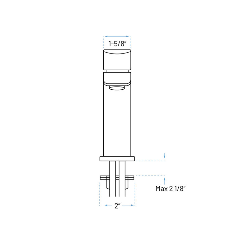 Single-Hole Single-handle Bathroom Faucet with Drain Assembly, Chrome