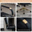 Chaise de bureau pivotante rembourrée en cuir-2041981649
